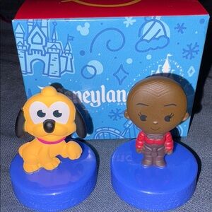 Disney McDonald’s Disneyland 70th set of two figures Pluto & Black Panther Okoye